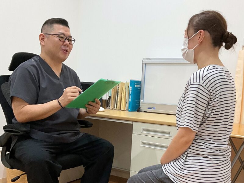 再発しにくい身体づくりまで見据えた、院長のオーダーメイド施術